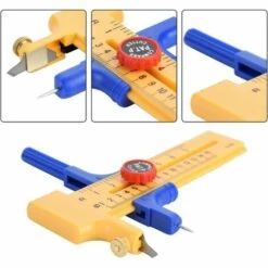 QERSTA Einstellbares Kompass-Cutter Circle Cutter Messer Für Papier/Folie/Leder/Handwerk Compass Circle Cutter -Angebote Schneidwerkzeug Store 54919735 3