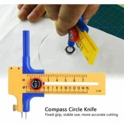 QERSTA Einstellbares Kompass-Cutter Circle Cutter Messer Für Papier/Folie/Leder/Handwerk Compass Circle Cutter -Angebote Schneidwerkzeug Store 54919735 5