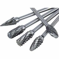 QERSTA 10 Stück Wolframkarbid-Frässtifte, Metallgrat-Schleifkopf Für Dremel-Rotationswerkzeuge, Schleifer Und Holzbearbeitung, Gravieren, Metallpolieren -Angebote Schneidwerkzeug Store 54919849 4