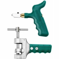 QERSTA Fliesenschneider, Teiler Glasschneider, Schnellöffnungs-Kit Zum Schneiden Von Glasspiegelfliesen