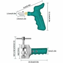 QERSTA Fliesenschneider, Teiler Glasschneider, Schnellöffnungs-Kit Zum Schneiden Von Glasspiegelfliesen -Angebote Schneidwerkzeug Store 54920128 3