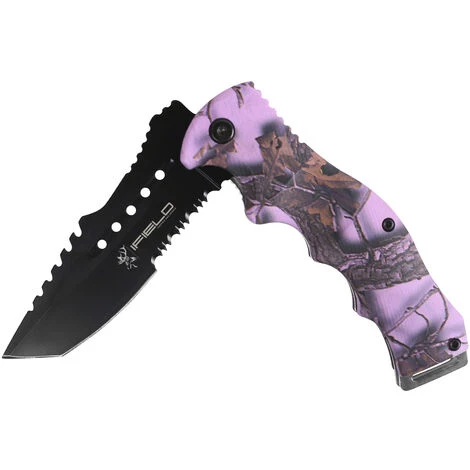 Taktisches Messer IFIELD Basic EL29025, Schwarze Klinge Mit 9 Cm Säge, Gesamtlänge 21 Cm, Mango Aluminium 3D-Druck 2 Taktisches Messer IFIELD Basic EL29025, Schwarze Klinge Mit 9 Cm Säge, Gesamtlänge 21 Cm, Mango Aluminium 3D-Druck – Bild 2