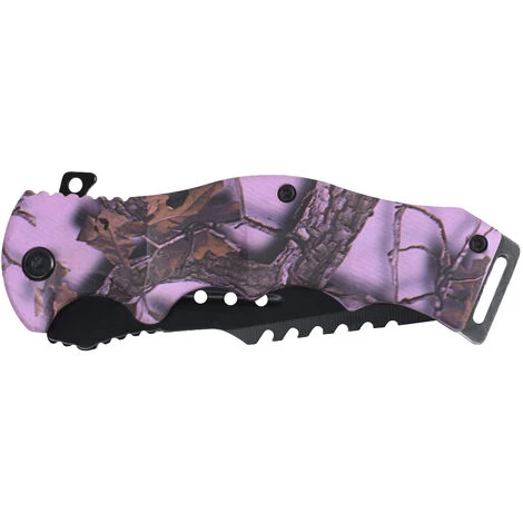 Taktisches Messer IFIELD Basic EL29025, Schwarze Klinge Mit 9 Cm Säge, Gesamtlänge 21 Cm, Mango Aluminium 3D-Druck 3 Taktisches Messer IFIELD Basic EL29025, Schwarze Klinge Mit 9 Cm Säge, Gesamtlänge 21 Cm, Mango Aluminium 3D-Druck – Bild 3