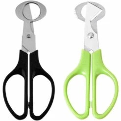LANGRAY Eierschalenschere, 2 X Edelstahlschere, Kleiner Wachteleiöffner, Zigarrenschneider Für Zuhause, Küche, Kleine Wachteleierschere, Küchenwerkzeug.