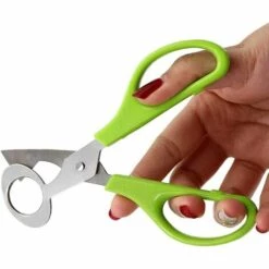 LANGRAY 2 Stücke Wachteleierschere, Eierschalenschneider Schere, Wachteleierschalenschneider, Wachteleierschalenschneider, Eierschalenöffner Aus Edelstahl Für Zuhause, Küche, Restaurant (Grün) -Angebote Schneidwerkzeug Store 55035718 4