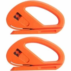 LANGRAY Sicherheitsschneider Car Vinyl Wrap Schneidwerkzeug Kohlefaser-Schneidemesser, 2er-Pack