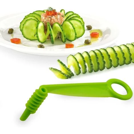 GESCHENKE Spiralschneider Klinge Hand Slicer Cutter Gurke Karotte Kartoffel Gemüse Spiralmesser Küchenzubehör Werkzeuge 1 GESCHENKE Spiralschneider Klinge Hand Slicer Cutter Gurke Karotte Kartoffel Gemüse Spiralmesser Küchenzubehör Werkzeuge
