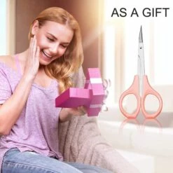 MODOU 2er-Pack Gebogene Bastelschere Kleine Schere Schönheits-Augenbrauenschere Edelstahl-Trimmschere Für Augenbrauen-Wimpern-Verlängerung Gesichts-Nasen-Haar 8 MODOU 2er-Pack Gebogene Bastelschere Kleine Schere Schönheits-Augenbrauenschere Edelstahl-Trimmschere Für Augenbrauen-Wimpern-Verlängerung Gesichts-Nasen-Haar -Angebote Schneidwerkzeug Store 55932211 4