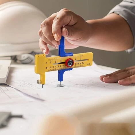 BARES Kompass-Kreisschneider, Papierkreisschneider, Kreisschneider, Kreisschneider, Hochpräzises Kreisförmiges Zeichenwerkzeug Zum Schneiden Von Papierkarten, Leder, Schneidkompass 10-15 Cm 2 BARES Kompass-Kreisschneider, Papierkreisschneider, Kreisschneider, Kreisschneider, Hochpräzises Kreisförmiges Zeichenwerkzeug Zum Schneiden Von Papierkarten, Leder, Schneidkompass 10-15 Cm – Bild 2