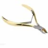 Edelstahl-Nagelknipser Gold FUIENKO