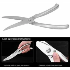 Edelstahlschere 4,5 X 25 Cm FUIENKO 7 Edelstahlschere 4,5 X 25 Cm FUIENKO -Angebote Schneidwerkzeug Store 56420336 4