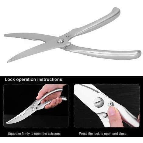 Edelstahlschere 4,5 X 25 Cm FUIENKO 4 Edelstahlschere 4,5 X 25 Cm FUIENKO – Bild 4