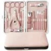 Professioneller Kosmetikkoffer Rosa 18 Stück FUIENKO