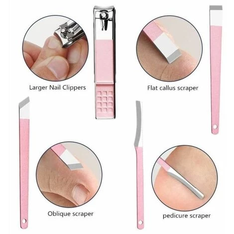 Professioneller Kosmetikkoffer Rosa 18 Stück FUIENKO 2 Professioneller Kosmetikkoffer Rosa 18 Stück FUIENKO – Bild 2