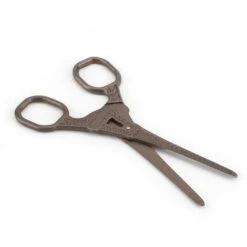 Dunkelbraune Vintage Nähschere 9 X 4,5 Cm FUIENKO