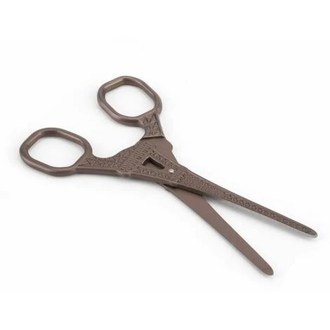 Dunkelbraune Vintage Nähschere 9 X 4,5 Cm FUIENKO 1 Dunkelbraune Vintage Nähschere 9 X 4,5 Cm FUIENKO