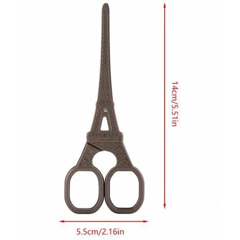 Dunkelbraune Vintage Nähschere 9 X 4,5 Cm FUIENKO 2 Dunkelbraune Vintage Nähschere 9 X 4,5 Cm FUIENKO – Bild 2