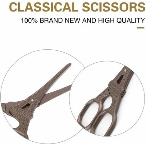 Dunkelbraune Vintage Nähschere 9 X 4,5 Cm FUIENKO 4 Dunkelbraune Vintage Nähschere 9 X 4,5 Cm FUIENKO – Bild 4