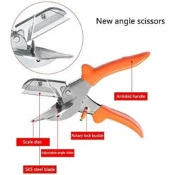 TINOR Gehrungsschere, Viele Winkel, Handwerkzeuge, 45–135 Grad Verstellbarer Winkel, Schere, Schneidewerkzeug -Angebote Schneidwerkzeug Store 56762570 5