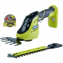 RYOBI Akku-Gras- Und Strauchschere OGS1822 18V, Grasschere, Strauchmesser, Grasmesser, Gartenschere