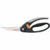 Fiskars F051859975 - Geflügel - Schwarz - Grau - Edelstahl - Edelstahl - Kunststoff (859975) (859975)