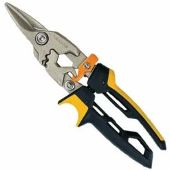 FISKARS PowerGear Blechschere Rechts, 1027208, Mit 40% Mehr Kraft, L 250mm