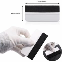 WERKZEUGE Vinylfolien-Installations-Applikator-Kits: Mini Soft Wrap Tint Squeegee 30 Grad Bastelmesser Mit Sicherheitskappe -Angebote Schneidwerkzeug Store 58427997 4