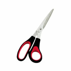 WEDO Schere 9768 21,0cm Edelstahl Softgriff Schwarz/rot