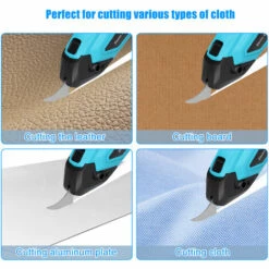 HAPPYSHOPPING Tragbarer Multifunktionaler Elektrischer Stoffschneider,Roter EU-Stecker - Roter EU-Stecker -Angebote Schneidwerkzeug Store 58998817 4