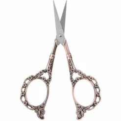 BEARSU 1pc Edelstahlschere Vintage Blume Klassische Stickereischere Stickereischere Handschere (rote Bronze) -Angebote Schneidwerkzeug Store 59193464 5