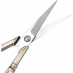 BEARSU 1pc Edelstahlschere Vintage Blume Klassische Stickereischere Stickereischere Handschere(Grüne Bronze) -Angebote Schneidwerkzeug Store 59193470 5