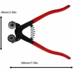 BEARSU Fliesenzange, Glasschneiderzange, Fliesenschneider, Für Keramik, Andere Verschiedene Materialien, Geschnittene Glasfliesen (rot) -Angebote Schneidwerkzeug Store 59194185 3