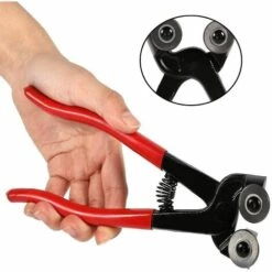 BEARSU Fliesenzange, Glasschneiderzange, Fliesenschneider, Für Keramik, Andere Verschiedene Materialien, Geschnittene Glasfliesen (rot) -Angebote Schneidwerkzeug Store 59194185 4