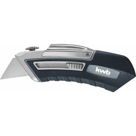 KWB Ausziebares Trapezklingen-Messer Mit Kunststoff-Gürtelklip, 115/145 Mm - 013200 1 KWB Ausziebares Trapezklingen-Messer Mit Kunststoff-Gürtelklip, 115/145 Mm - 013200