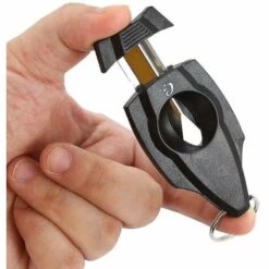 Kueatily Taschen-Zigarrenschneider V-Schnitt-Edelstahl-Kunststoff-Guillotine-Zigarettenschere -Angebote Schneidwerkzeug Store 59444436 3