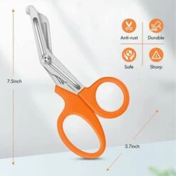 Trauma-Schere, 3er-Pack Medizinische Schere, Premium-Verbandschere Für Krankenschwestern, 7,5-Zoll-Pflegeschere, Chirurgische Mullschere, Krankenschwesterschere, Notfall-Fi THSINDE -Angebote Schneidwerkzeug Store 59599151 4