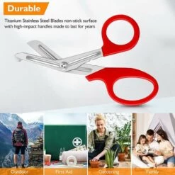 Trauma-Schere, 3er-Pack Medizinische Schere, Premium-Verbandschere Für Krankenschwestern, 7,5-Zoll-Pflegeschere, Chirurgische Mullschere, Krankenschwesterschere, Notfall-Fi THSINDE -Angebote Schneidwerkzeug Store 59599151 5