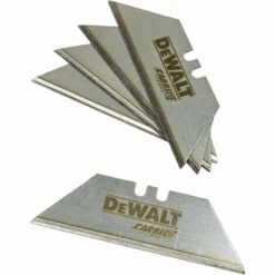 DeWalt Trapezklingen Mit Wolframcarbid-Beschichtung 5 Stk. Universal-Cuttermesser Klingen