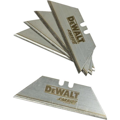 DeWalt Trapezklingen Mit Wolframcarbid-Beschichtung 5 Stk. Universal-Cuttermesser Klingen 1 DeWalt Trapezklingen Mit Wolframcarbid-Beschichtung 5 Stk. Universal-Cuttermesser Klingen