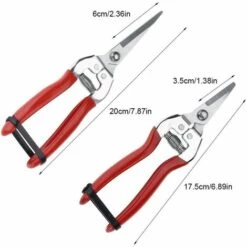 WERKZEUGE Edelstahl-Rasenmäher, Professionelle Gartenarbeit, Manueller Rasenmäher, Gerades/gebogenes Messer, Trimmen Von Blumen, Pflanzen, Chrom (gebogenes Messer) -Angebote Schneidwerkzeug Store 60261233 3