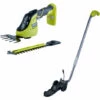 RYOBI Akku-Gras- Strauchschere OGS1822 Inkl. Fahrstock, Gartenschere RPA1822, Kompakt Und Leicht, 18V