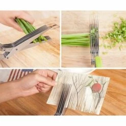 Gourmet-Kräuterscheren-Set – Master Culinary Mehrzweck-Schneideschere Mit Edelstahl 5 Klingen-thsinde -Angebote Schneidwerkzeug Store 60289549 5