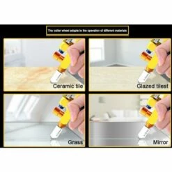 QERSTA Glaskeramik-Fliesenschneider Mit Messerrad Diamantwalze Glasschneider Schneidemaschine Öffner -Angebote Schneidwerkzeug Store 61081613 5