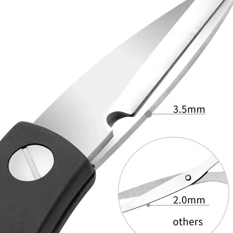 ILOVEMILAN Küchenschere Profi Edelstahl Küchenschere Extra Scharf Für Knochen Fisch Geflügel Obst Gemüse Nüsse 2 ILOVEMILAN Küchenschere Profi Edelstahl Küchenschere Extra Scharf Für Knochen Fisch Geflügel Obst Gemüse Nüsse – Bild 2