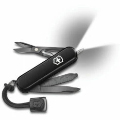 VICTORINOX Taschenmesser Signature Lite Onyx Black 8 Funktionen LED-Licht