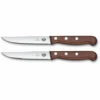 VICTORINOX Wood Steakmesser-Set 5.1200.12G 2-teilig Gerader Schliff 12cm