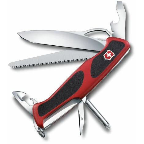 VICTORINOX Ranger Grip 78 Großes Taschenmesser 0.9663.MC 12 Funktionen Griffig 1 VICTORINOX Ranger Grip 78 Großes Taschenmesser 0.9663.MC 12 Funktionen Griffig