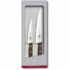 VICTORINOX Wood Tranchier-Set 2-teilig Officemesser Und Tranchiermesser Braun