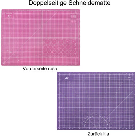 UISEBRT UISRBRT Rollschneider Set - 45mm Komplett Rollmesser DIY Stoffschneider Tool Kit Mit Rollklinge, A2 Schneidematte, Patchwork-Lineal, 20 Stoffclips + 5 Ersatzklingen Für Stoff, Papier, Leder 4 UISEBRT UISRBRT Rollschneider Set - 45mm Komplett Rollmesser DIY Stoffschneider Tool Kit Mit Rollklinge, A2 Schneidematte, Patchwork-Lineal, 20 Stoffclips + 5 Ersatzklingen Für Stoff, Papier, Leder – Bild 4