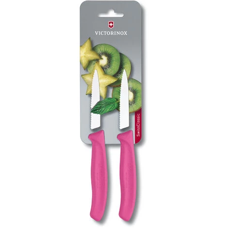 VICTORINOX Swiss Classic Gemüsemesser Set 2-tlg. 6.7636.L115 8 Cm Pink 1 VICTORINOX Swiss Classic Gemüsemesser Set 2-tlg. 6.7636.L115 8 Cm Pink